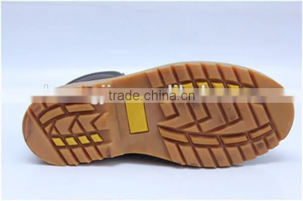luxury nubulk leather goodyear welt safety boots NO.8101-1