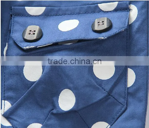 warm windproof spot children anorak rain coat