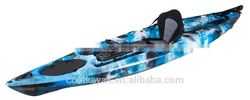 12ft LLDPE hull fishing kayak with pedals