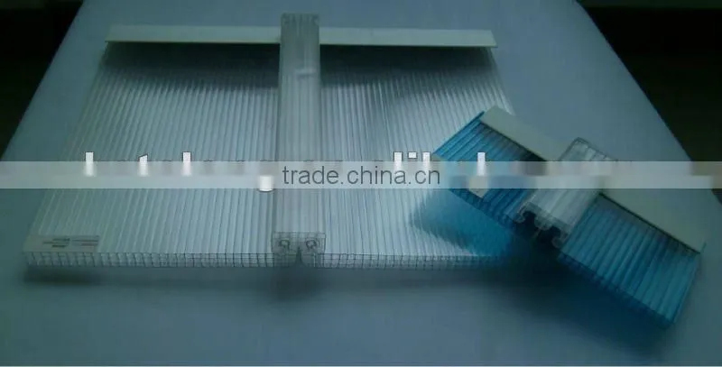 U profile PC hollow sheet