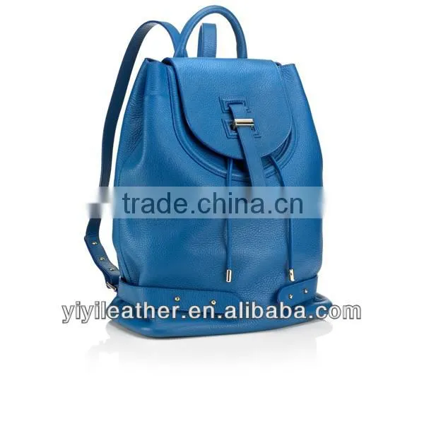 V678-ladies fashion newest design genuine leather backpack hot sale woman wholesale