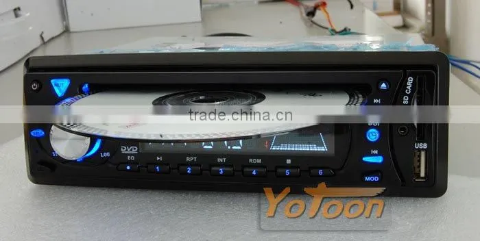 One DIN DVD/CD/MP3/USB/SD CARD AM/FM PLAYER+AUX INPUT