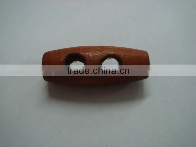 2014 hot sale 2 holes horn wood button