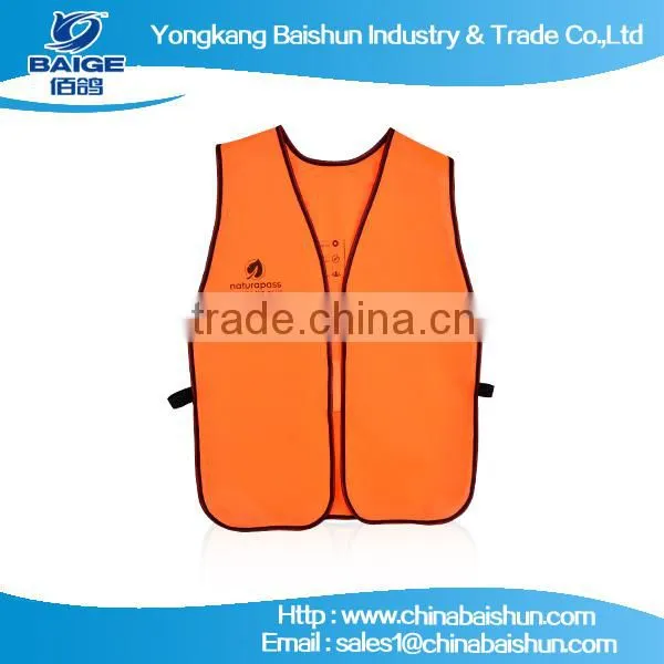 The real shoot fashion style safety vest with black edge