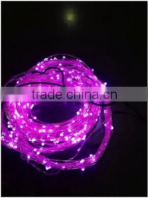 christmas holiday name led copper wire lamp string for house decoration