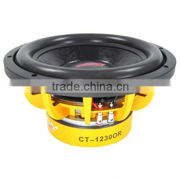 Cometa CT-1230OR 12inch 2000W Orange subwoofer/powered speaker for car/speaker subwoofer 1000w car