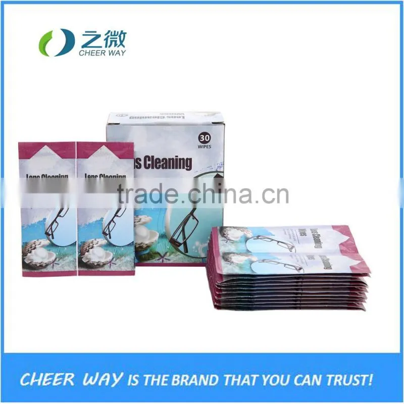 lens clean wet wipes