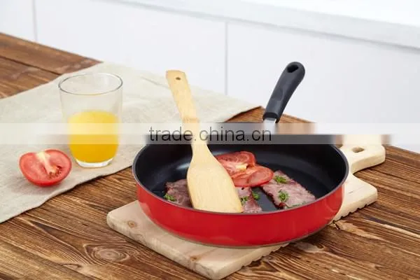 Nonstick flat bottom stainless steel induction cook pan