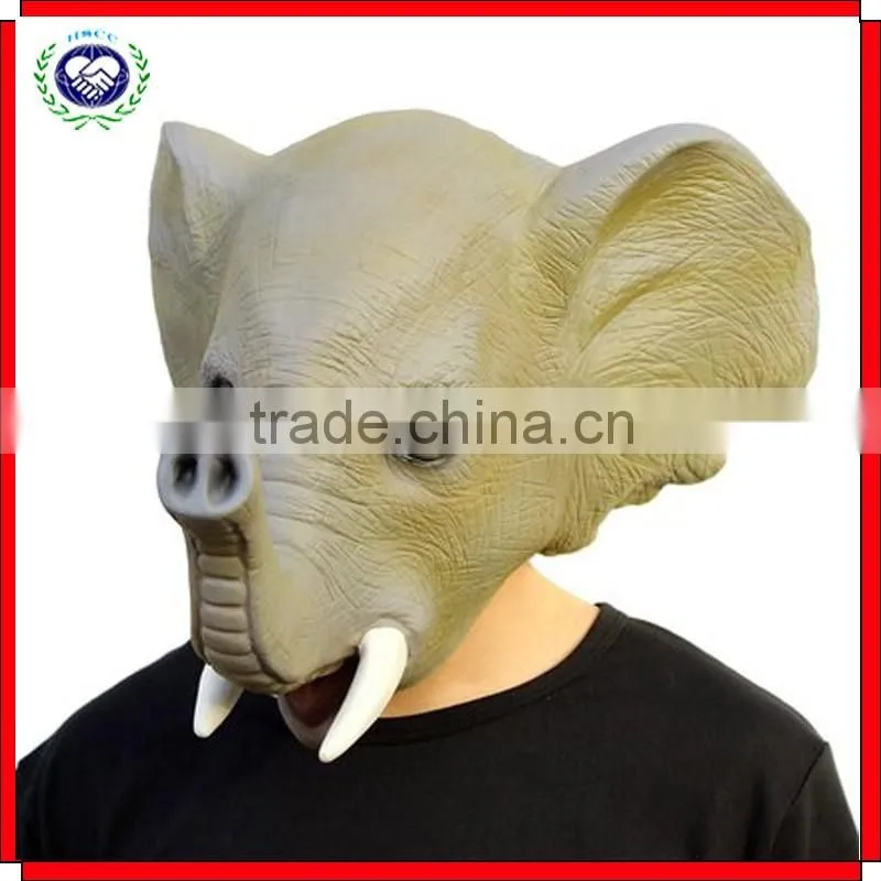 Hot Selling Latex Full Face Cosplay Red Nose Clown Mask For Party
