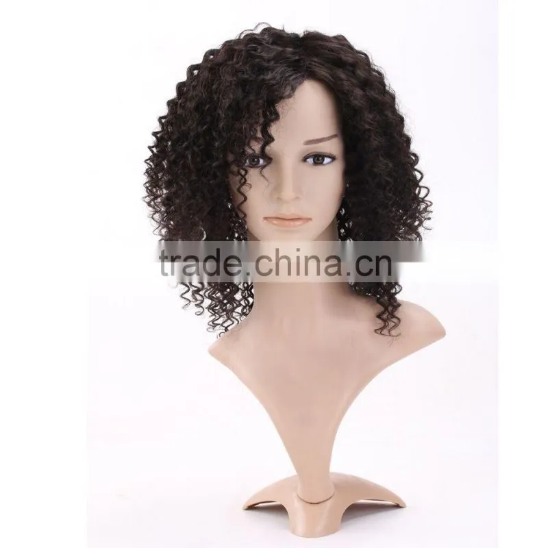 Alibaba express wholesale factory bottom price machine made short human hair wig in stock