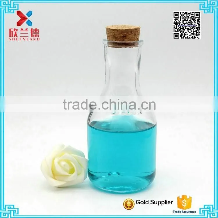 Free Samples High Transparency cylindical wine glass bottle 250ml