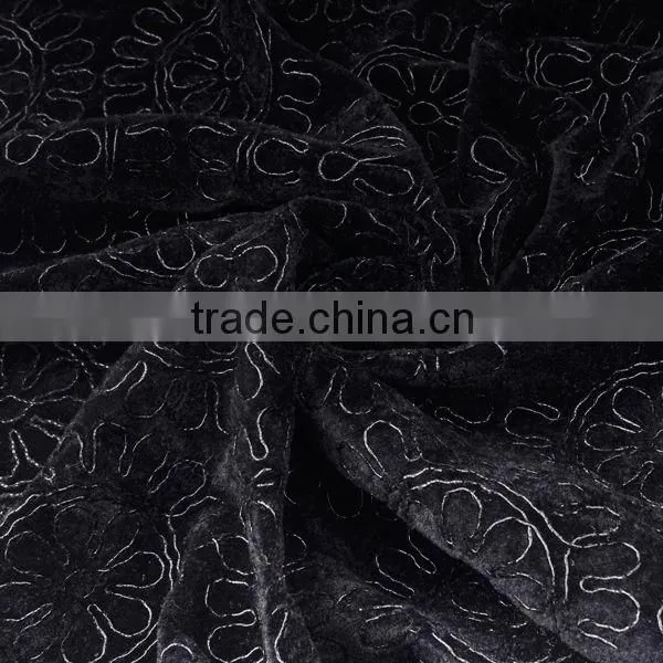 excellent quality velvet cord crochet lace african velvet lace fabric