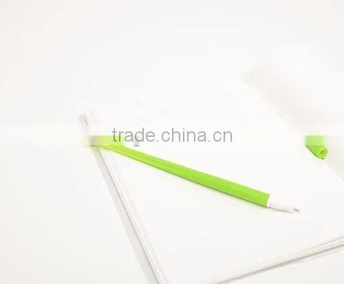 2014 hot custom green grass leaf silicone pen