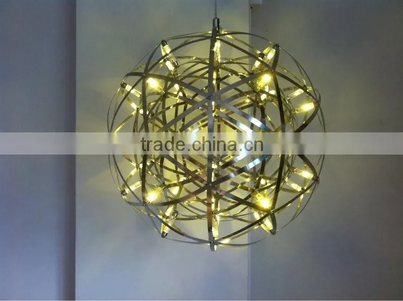 Stainless Steel LED Chandeliers Italy Style Pendant Lamps
