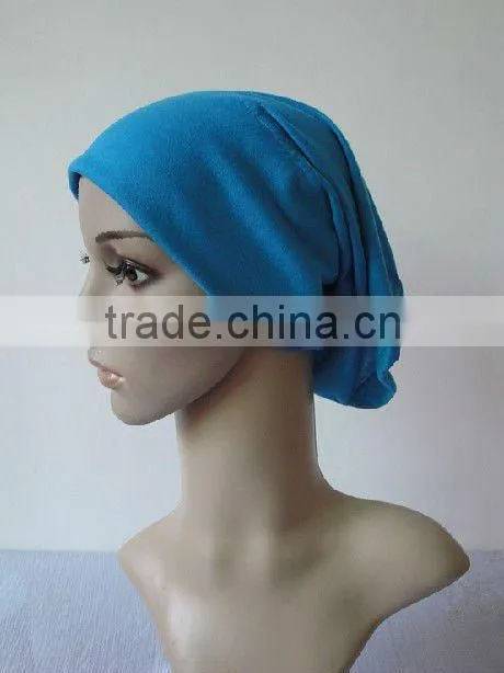 C001 plain tube underscarf,cotton underscarf and hats