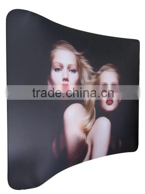 Tension fabric display, stretch fabric display,