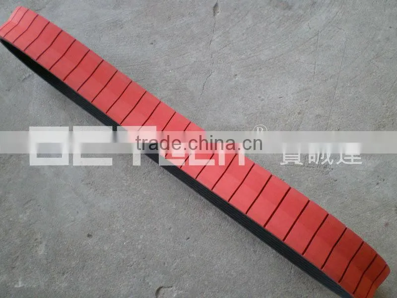 Rubber Ribbed Belts with grooving rubber