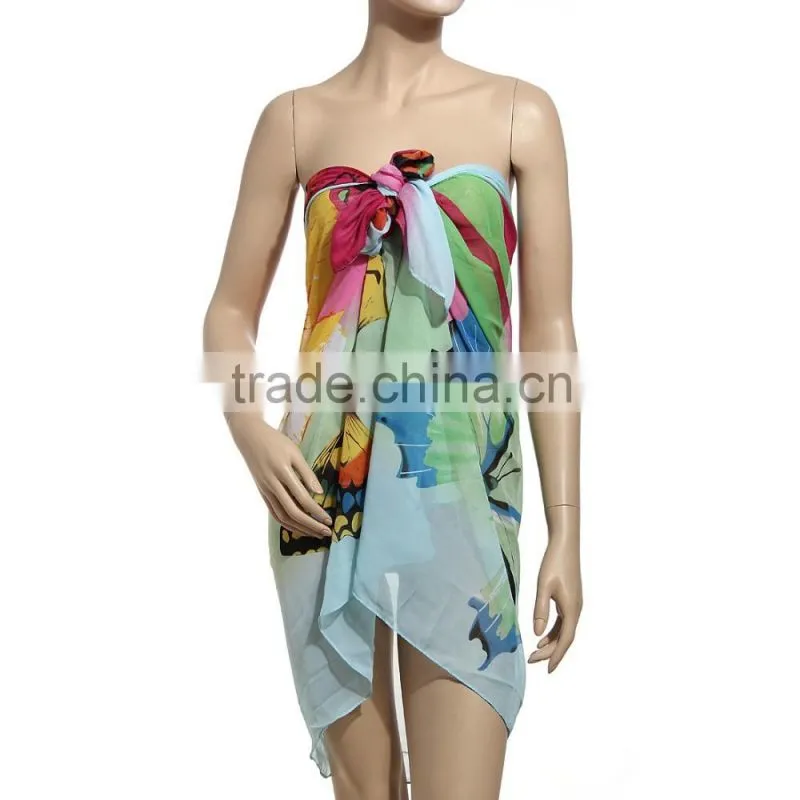 100*180cm scarf transparent sarong beach wear scarf