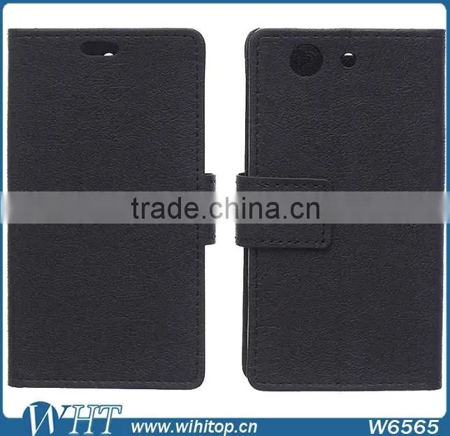 Phone Accessories Luxury Wallet Leather Flip Case for Sony Xperia Z4 Compact