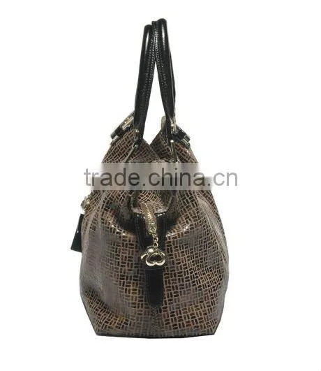 New Fashion! Lady Leisure Genuine Leather Handbag 2012!