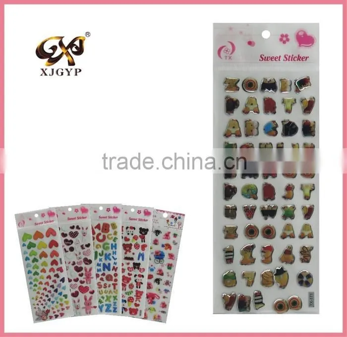 glitter epoxy stickers/round epoxy sticker/epoxy resin self adhesive dome sticker