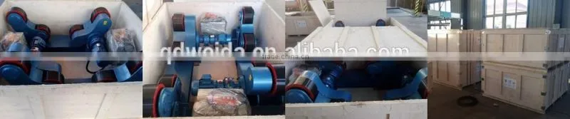 Hydraulic fit up welding rotator/turning rolls