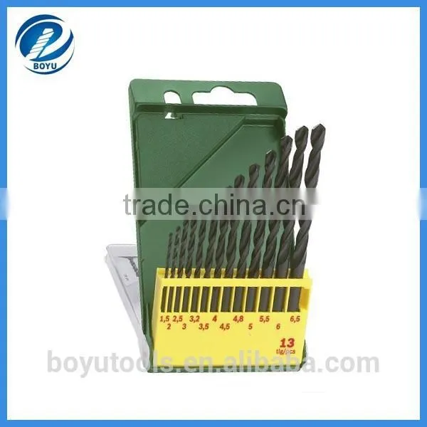 HSS fully ground twist drill bit with titanium coated