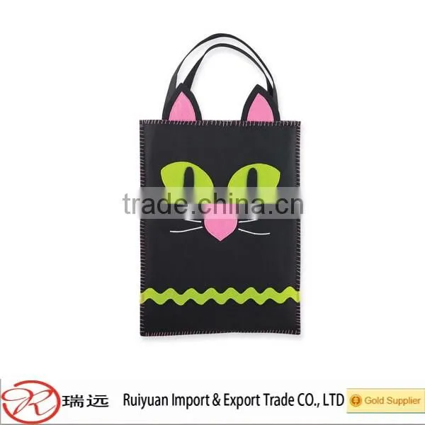 2016 Up to date cute night owl felt bag for halloween