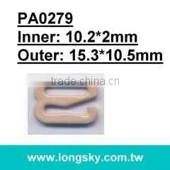 metal bra slide and bra strap hook and adjuster (PA0273/6.5mm inner)