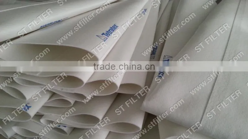 welded seam polyester e ptfe membrane filter bag