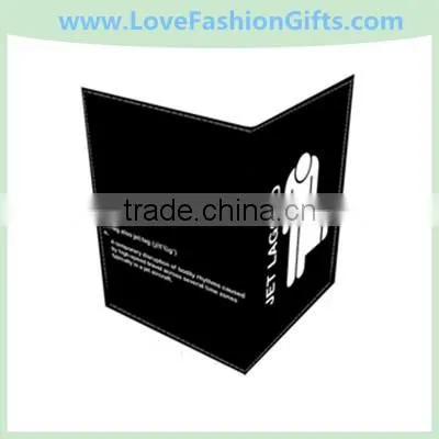 Jet Lagged Black Passport Cover Travel Case