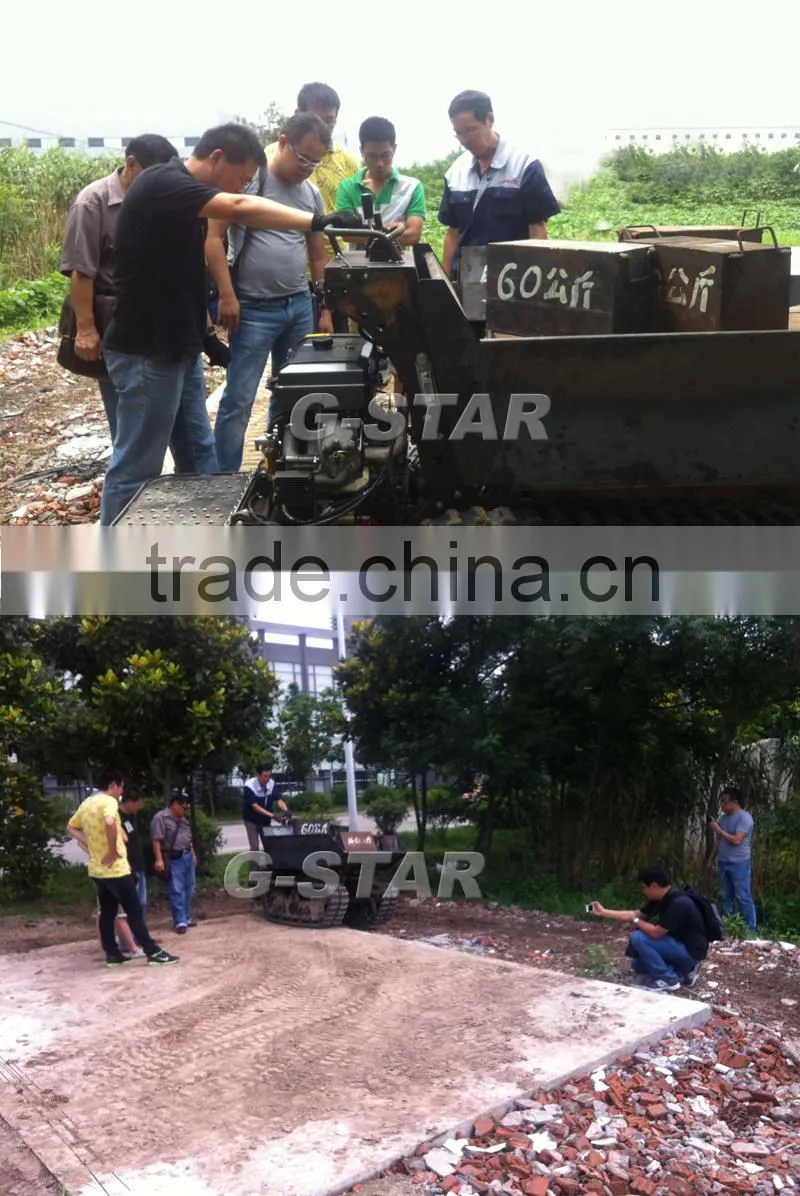 BY800 mini track dumper for sales hydraulic mini dumper