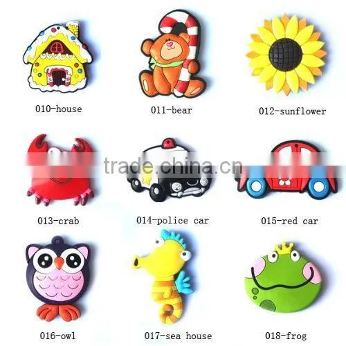 Cartoon Lovely PVC Fridge Magnet Christmas Gift Kids Baby Home Decoration