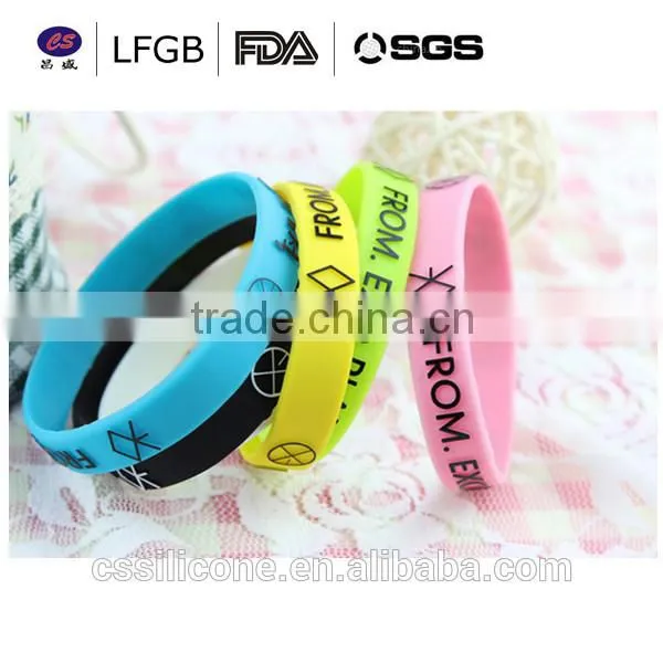 New designer bracelet,direct supplier cool mens silicone bracelet