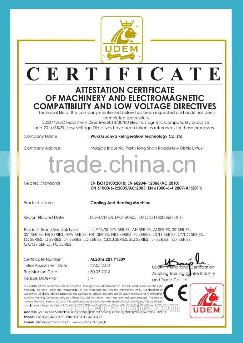 -50~250 degree laboratory water cool chiller