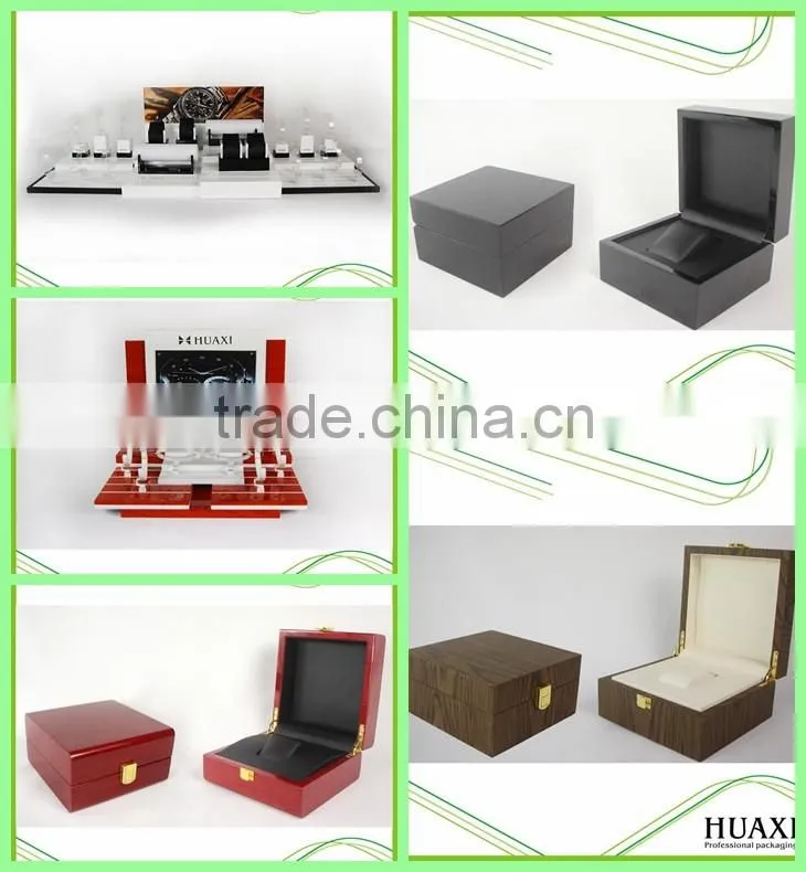Single Matt lacquered new design wooden watch storage box