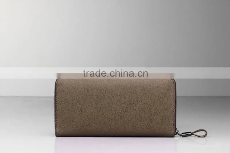 2016 factory wholesale wallet simple design leather wallet Mens long wallet