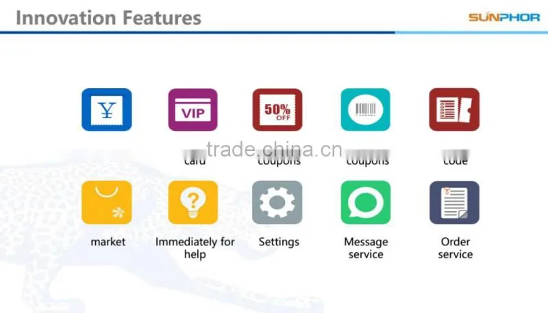 android 4.4 touch screen mobile por top-up pos device