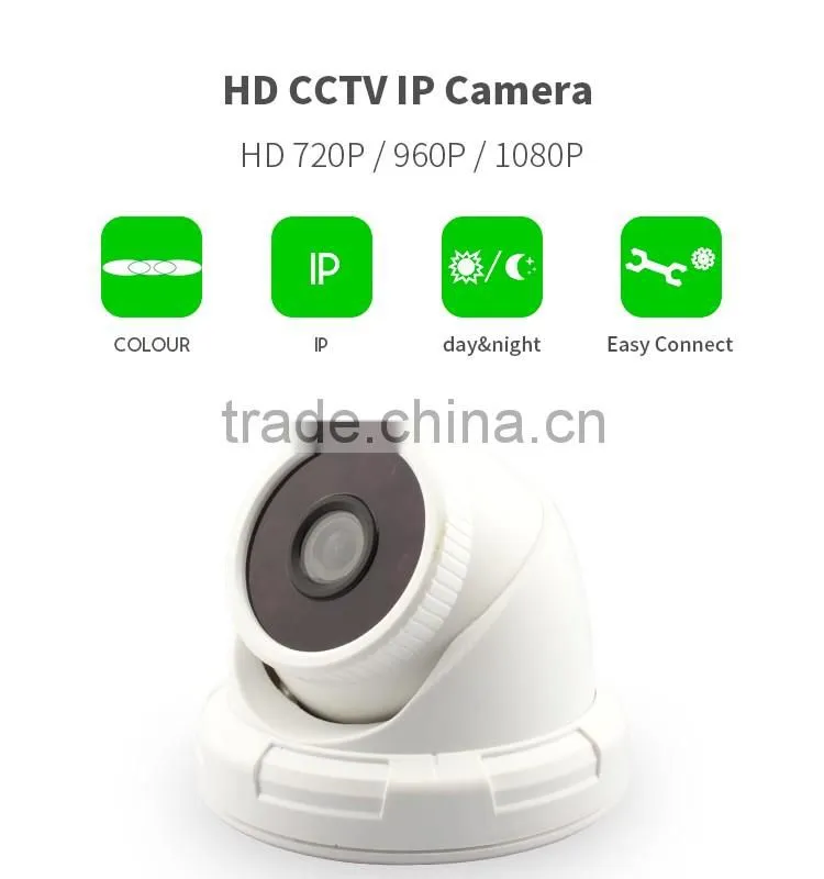 Vitevision indoor network low price mini ir cctv dome IP camera