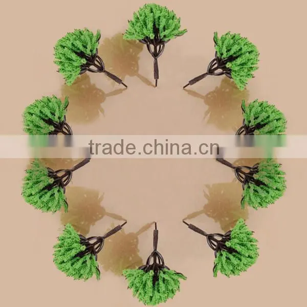 Scale plastic model tree, architecture round model tree , miniature scale trees, building model tree for HO scale,MT-41