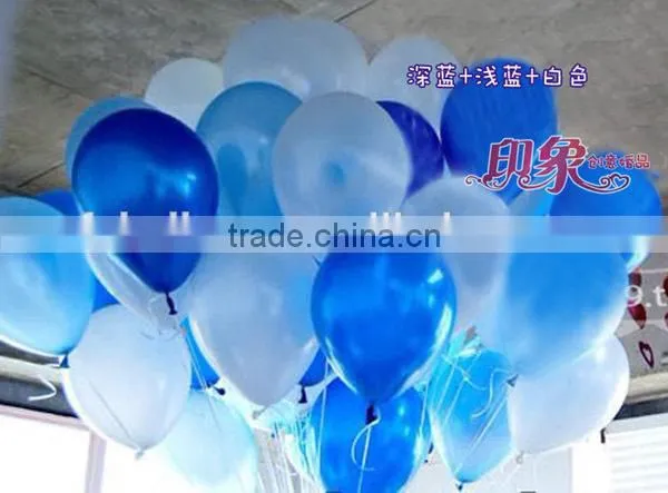 Wholesale 2014 good quality Colourful wedding lighted Party decoration Balloons 12inch 3.2g bead light advertiseme latex balloon