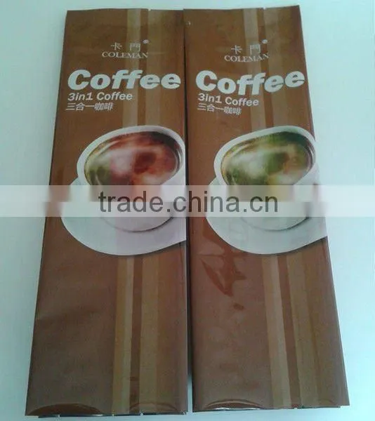 High quality side gusseted aluminum foil coffee bags