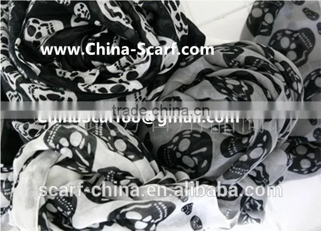 Kito scarf skull shawl scarf