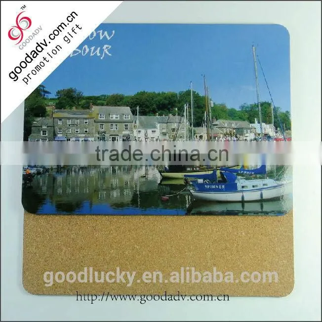 Made in china waterproofing non-slip wholesale cork placemat