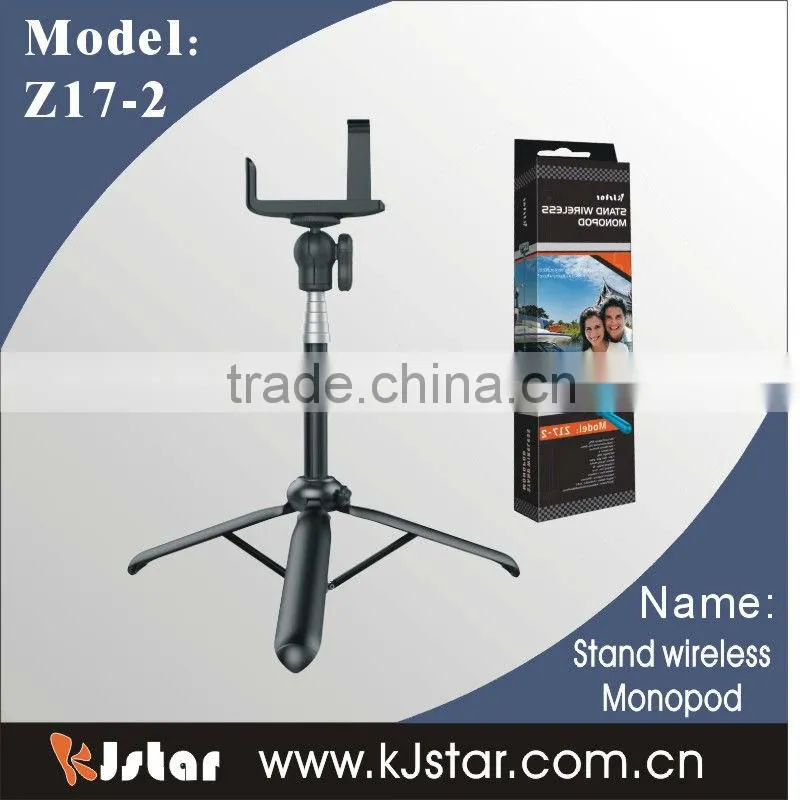 KJstar Z17-2 Stand-Up Wireless Monopod for phone and camera