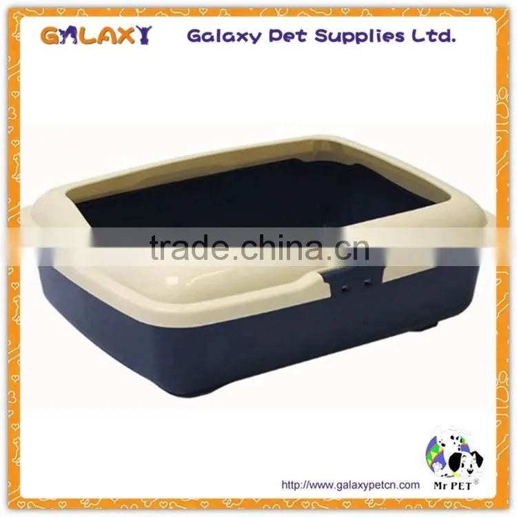 wholesale transparent plastic food tray; open pet litter box; plastic pet dog potty