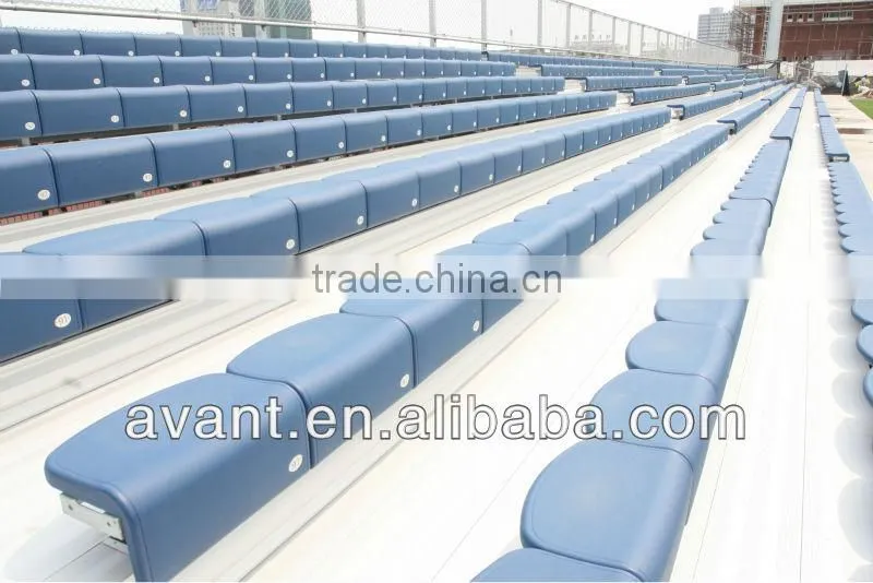 fixed colorful simple mounted plastic stadium chair,bucket seating,retractable seating for sport ball games,education,amusement