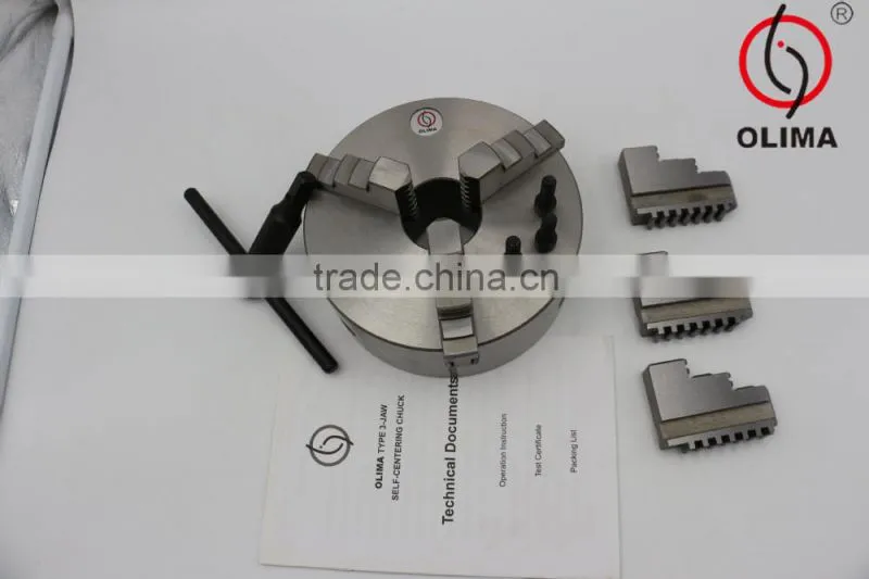 good supply high quality K11 series 3 jaw self-centering lathe chuck