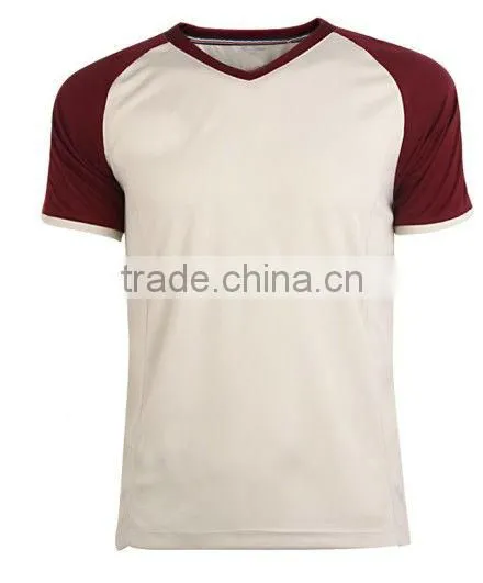 100% Pima Cotton Tight V Neck T Shirts For Men