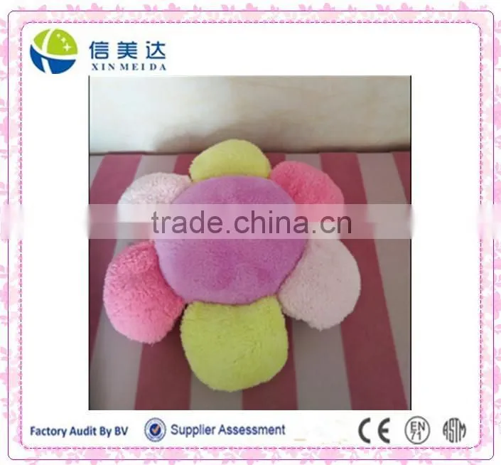 Colourful sunflower plush and stuffed cushion